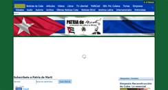 Desktop Screenshot of patriademarti.com