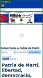 Mobile Screenshot of patriademarti.com
